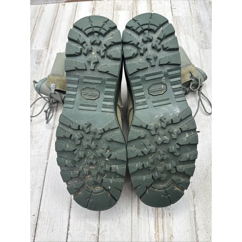 Men's 10 W UFCW Sage Green Suede Leather Flight Military Boots Combat USA Made